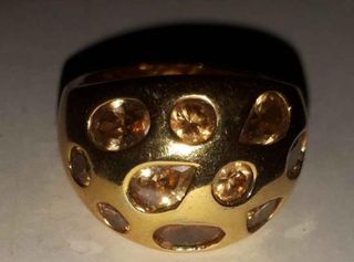 Anillo vintage con piedras