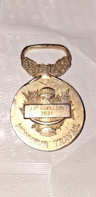 Medalla francesa antigua