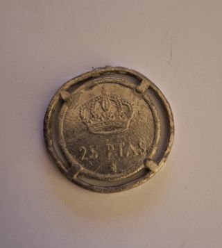 Llavero 25 Ptas antiguo