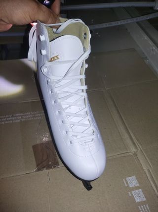 Patines hielo niña blancos