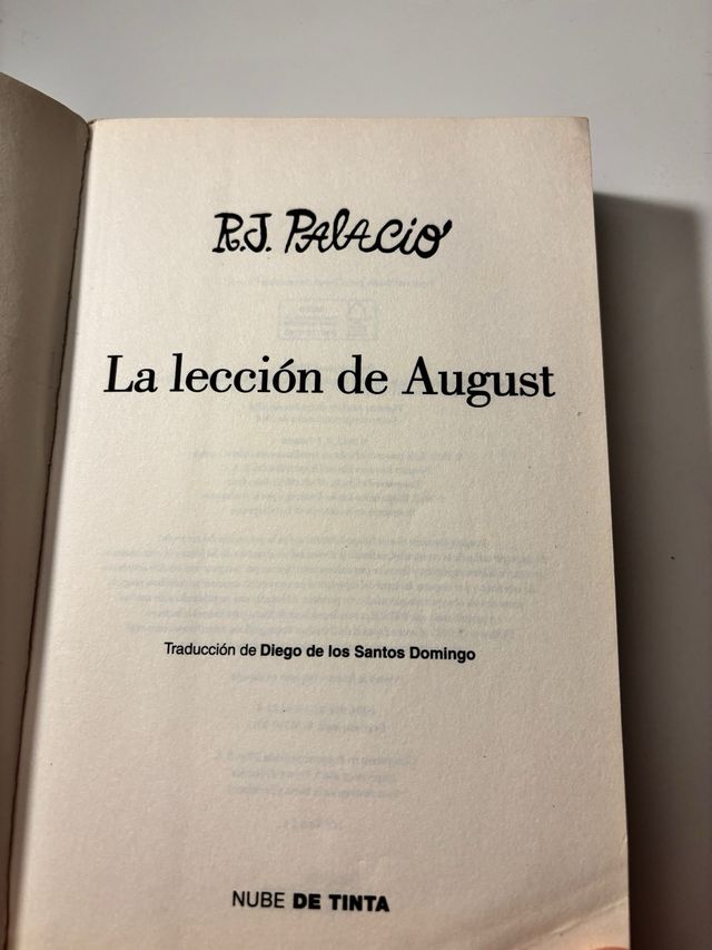 La Leccion De August (Spanish Edition)