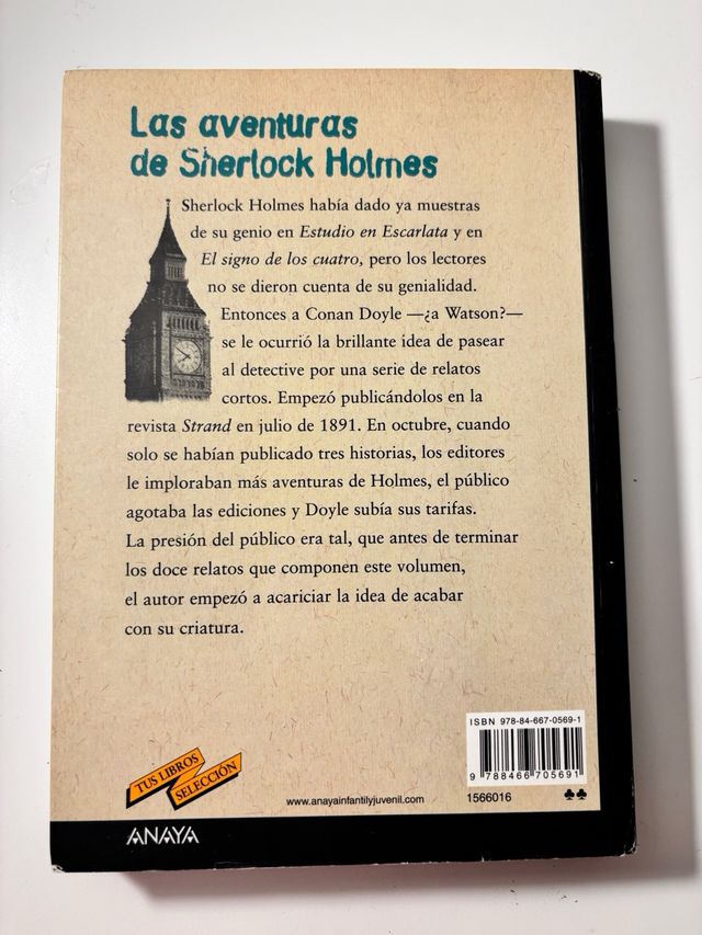 Las aventuras de Sherlock Holmes (Tus Libros Se...