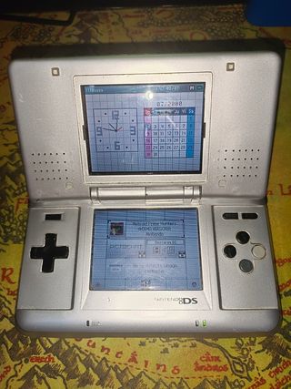 Nintendo DS Fat plateada