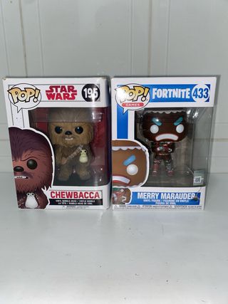 2 Funko Pop! Star Wars & Fortnite