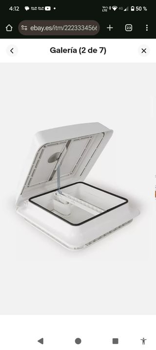 Claraboya Fiamma Vent 40 blanca