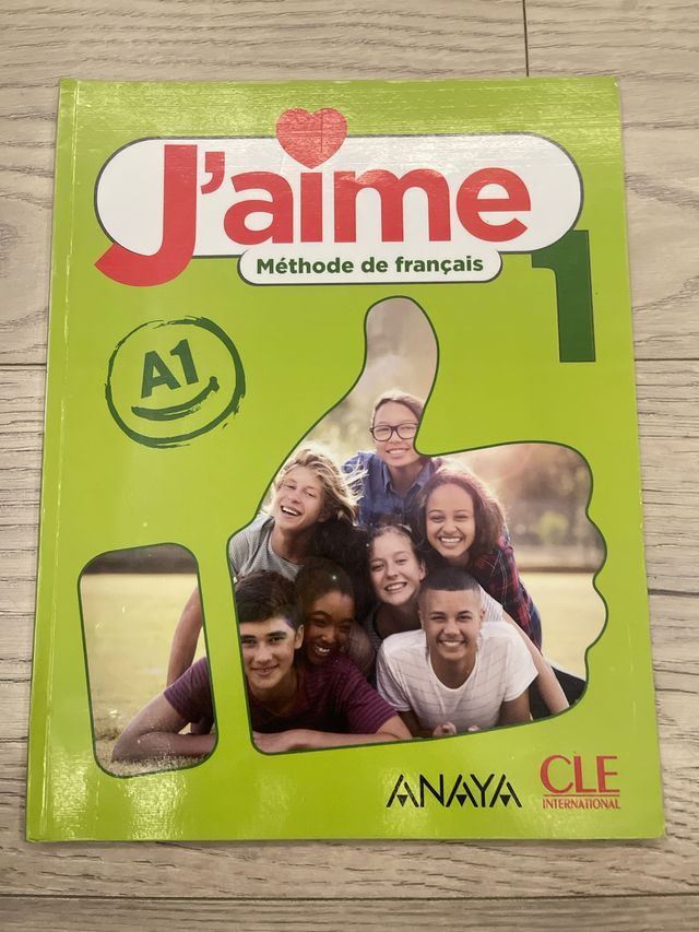 Libro texto ingles J’aime 1º ESO