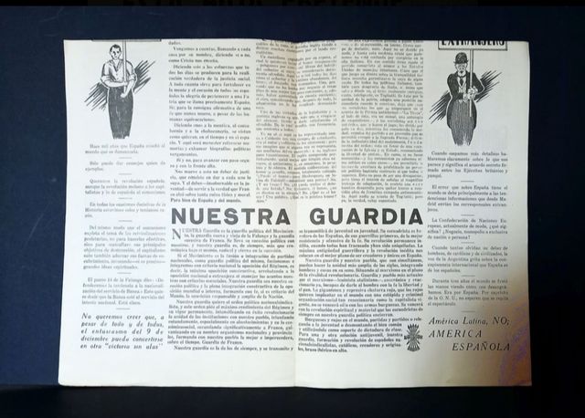 Franco Periódico Militar Antiguo Guardia