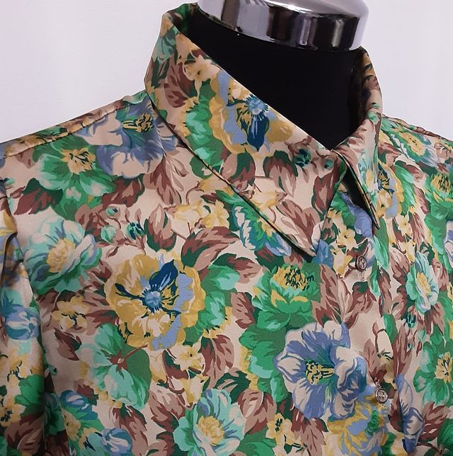 Camicia Zara fiori multicolor