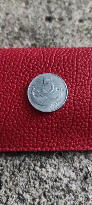 Moneta 5 Lire Italia 1954