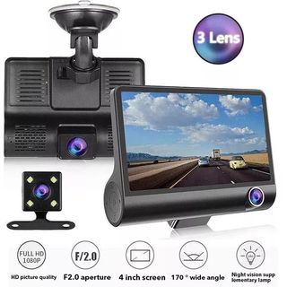 Video camara para coche DVR WDR FULL HD 1080P HDR NOCHE DUAL 4" , ENVIO 24H, NUEVO