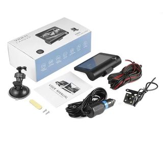 Video camara para coche DVR WDR FULL HD 1080P HDR NOCHE DUAL 4" , ENVIO 24H, NUEVO