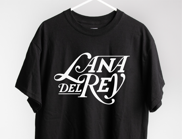 Camiseta Lana Del Rey Unisex Algodon Negro