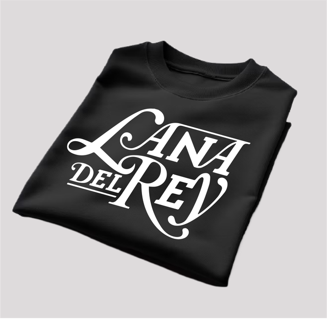 Camiseta Lana Del Rey Unisex Algodon Negro
