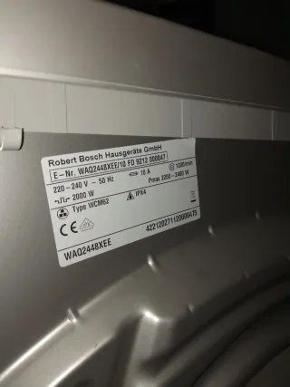 Despiece de Lavadora Bosch inox 8kg - Despiece