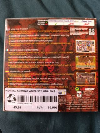 Mortal Kombat Advance GBA