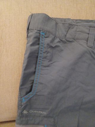 Shorts trekking Quechua gris XXL