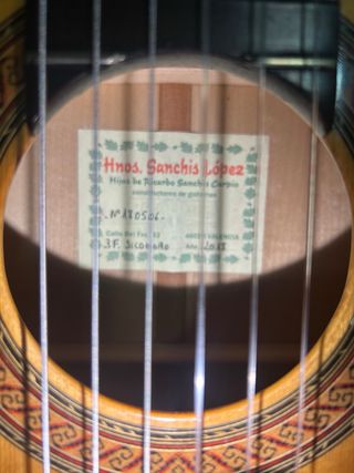 Guitarra Hermanos Sanchis