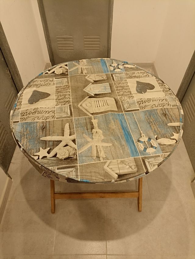 Mesa jardín-terraza madera