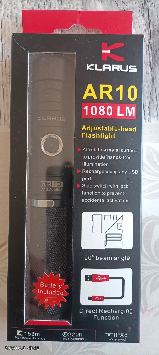 Klarus AR10 - Torcia regolabile