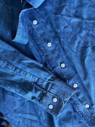 Vestido camisero vaquero Polo Club azul
