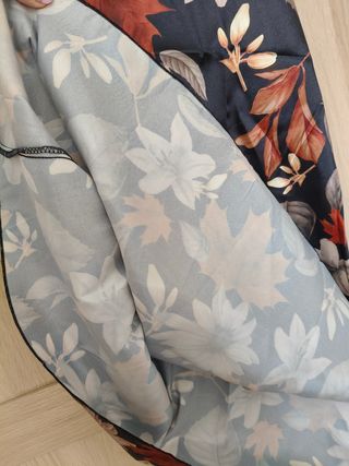 Vestido camisón satén floral