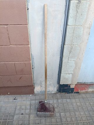 Rastrillo con red