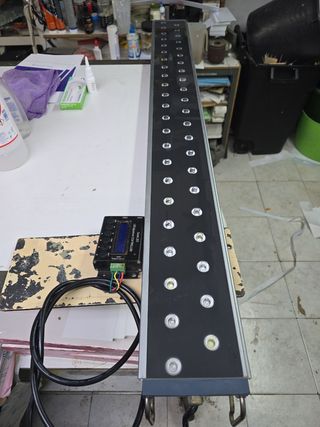Luz acuario 120 cm coral con centralita programado