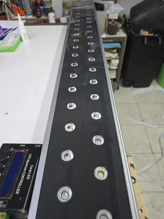 Luz acuario 120 cm coral con centralita programado