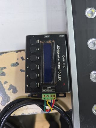 Luz acuario 120 cm coral con centralita programado