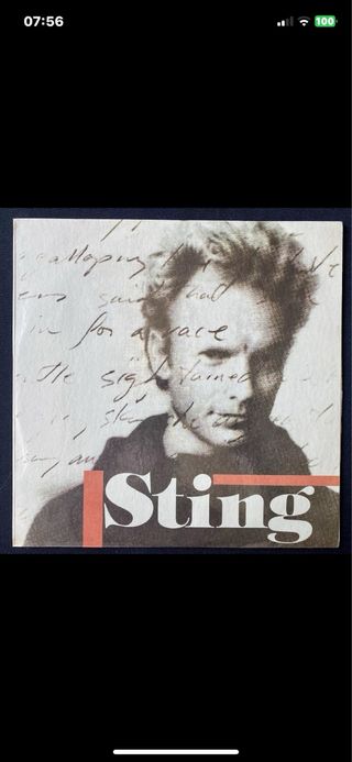 Sting - LP Raro Vinile 1990