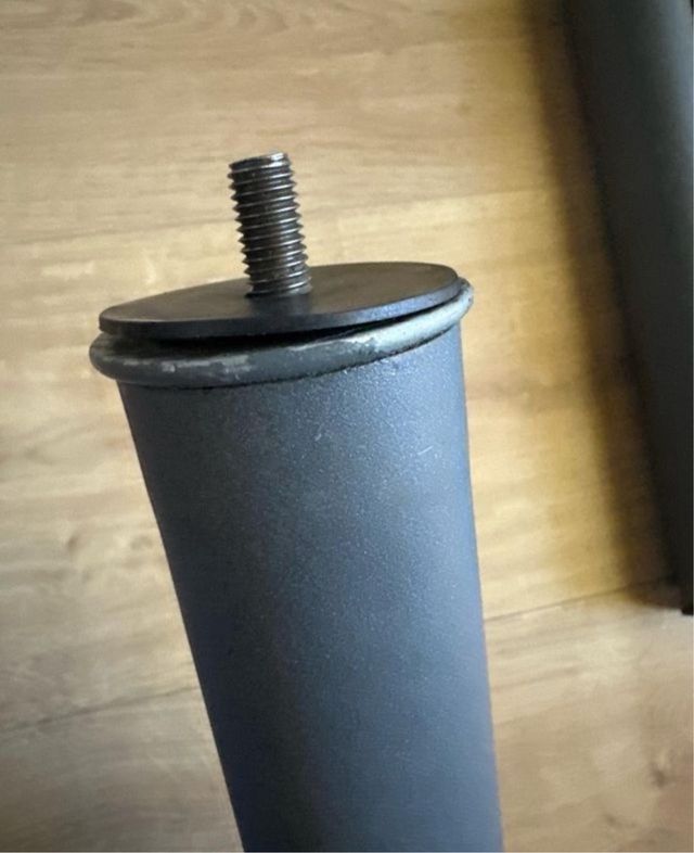 4 Patas cama metal gris 40cm