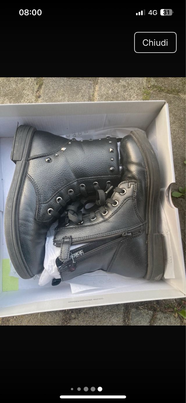 Stivali anfibi Geox bimba n.33