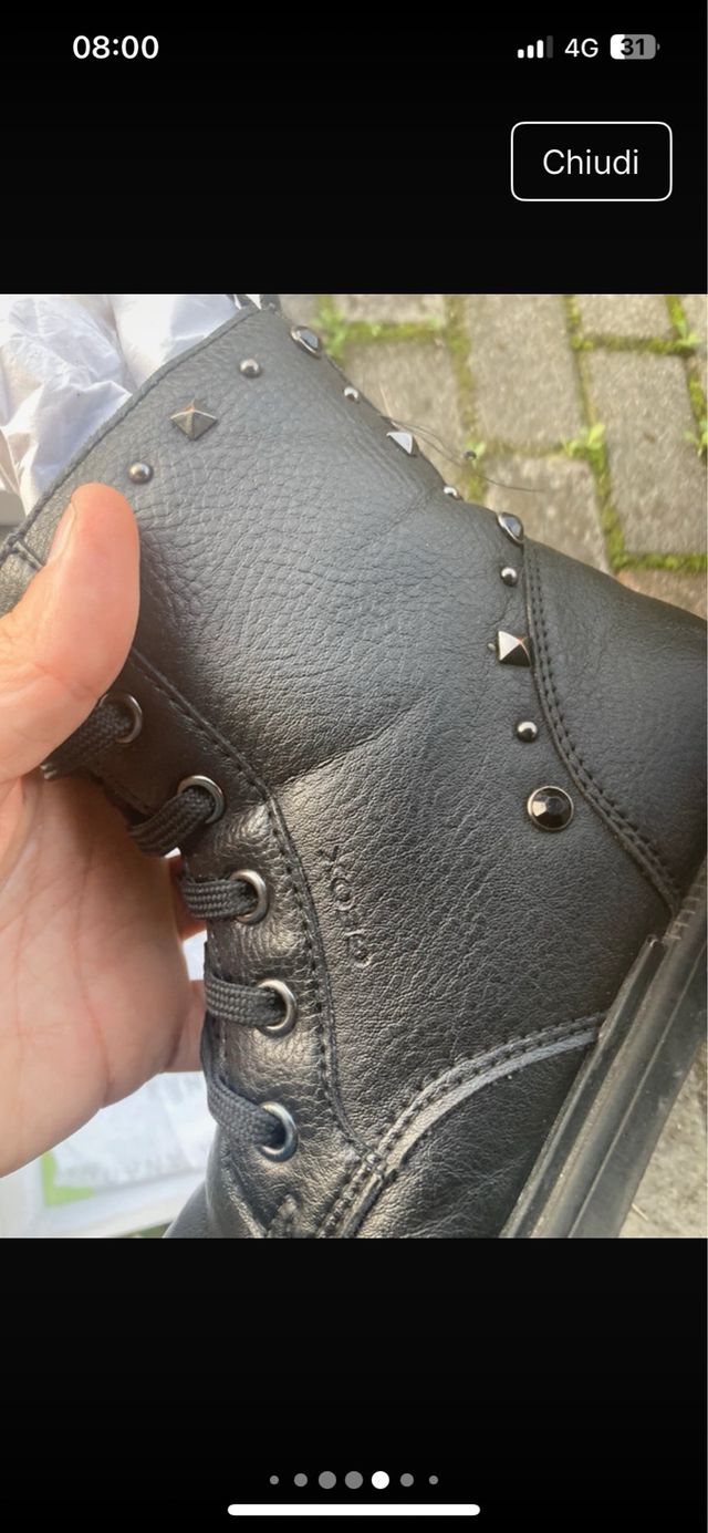 Stivali anfibi Geox bimba n.33