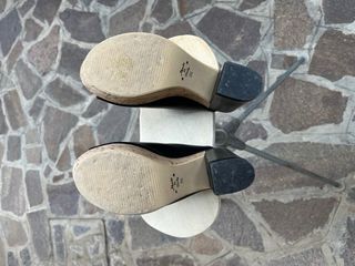 Ciabatte sabot in pelle nera