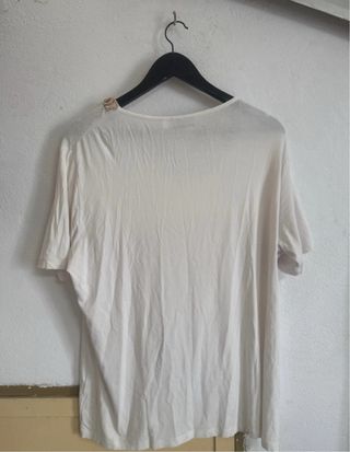 Camiseta de mujer blanca talla XL