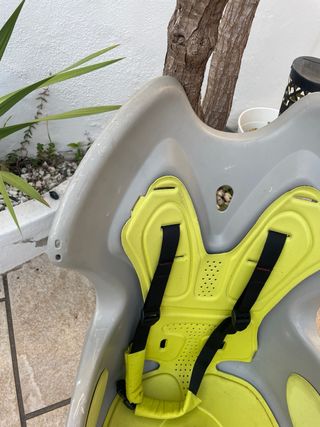 Silla bici bebé - Gris/Verde