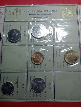 Monete Italia 1976/77/78.