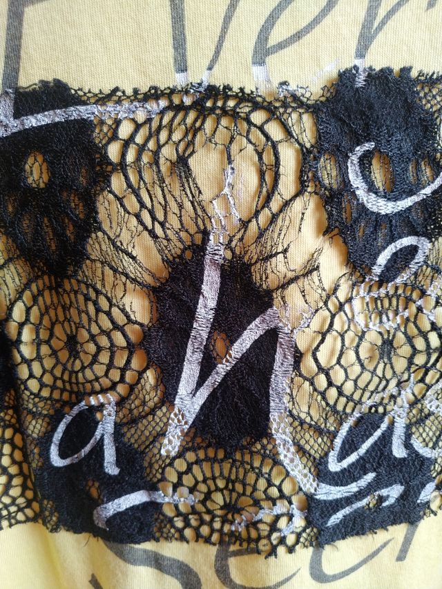 Camiseta amarilla negra - Talla única