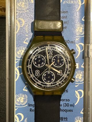 Swatch Chrono 1996 - 50 Aniversario ONU