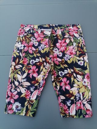 Bermuda estampada mujer