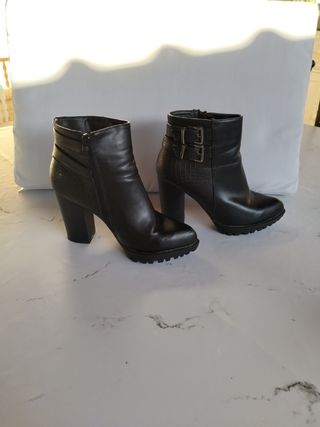 Botines negros de mujer, talla 38