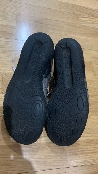 Zapatillas Munich hombre - grises y negras