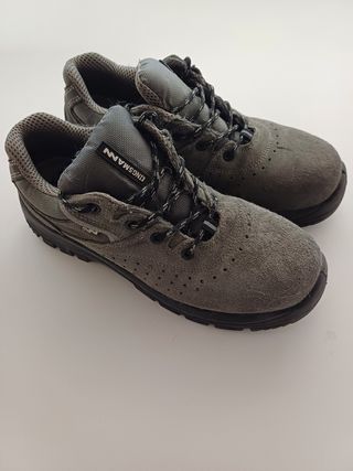 Zapatos Kingsman Grises - Seguridad