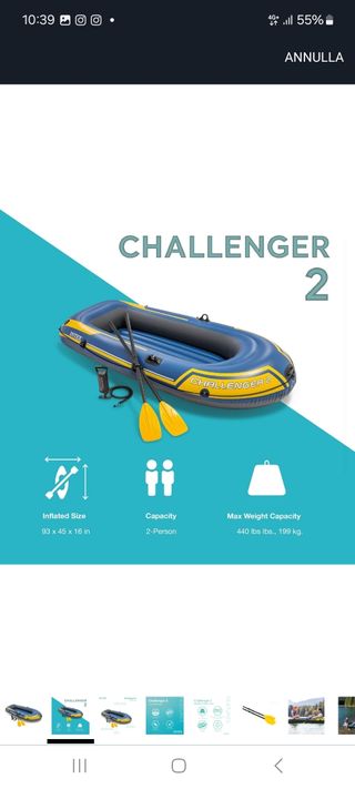 Gommone INTEX Challenger 2 - 2 persone
