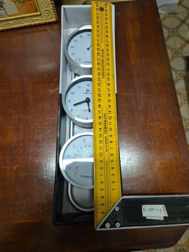 Orologio, igrometro e termometro da parete