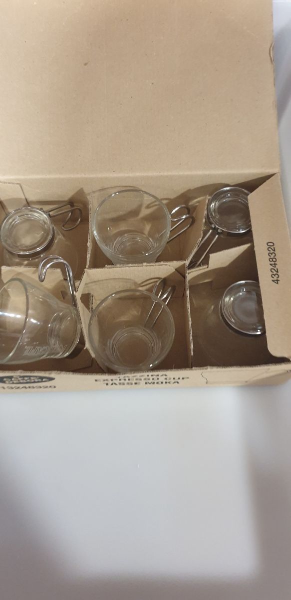 6 Tazas Espresso Cristal