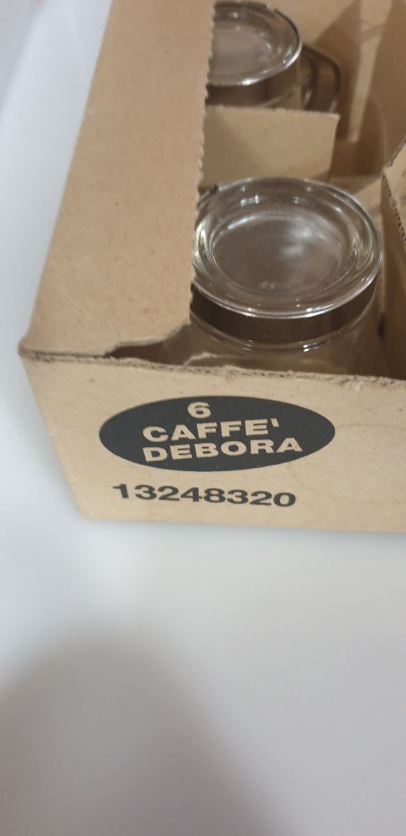 6 Tazas Espresso Cristal