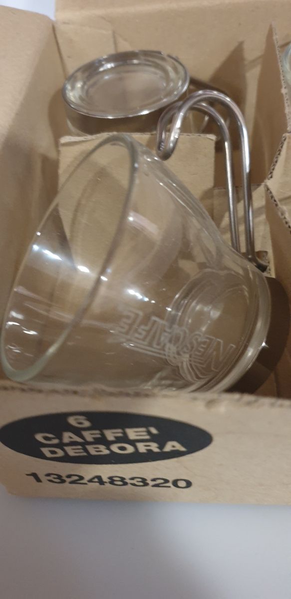 6 Tazas Espresso Cristal