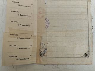 Scriptofilia azione 1865 Banca Credito Bologna