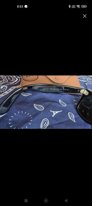 Ray-Ban rb2140 Gafas sol rojas-negras